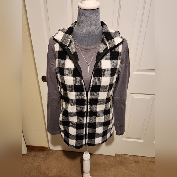 dip Jackets & Coats Dip Vest Blackwhite Checker Small Poshmark